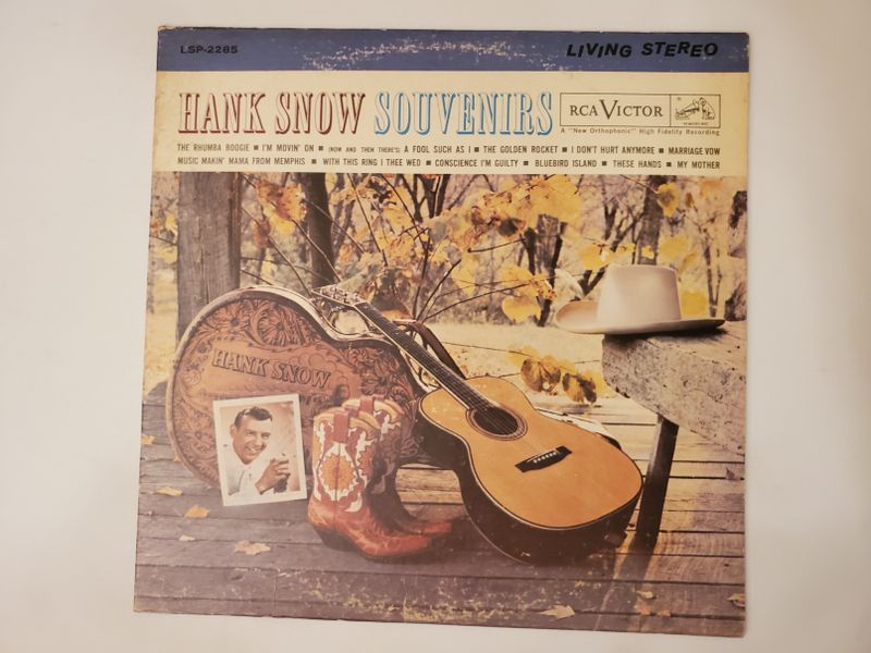 Hank Snow Souvenirs vinyl record